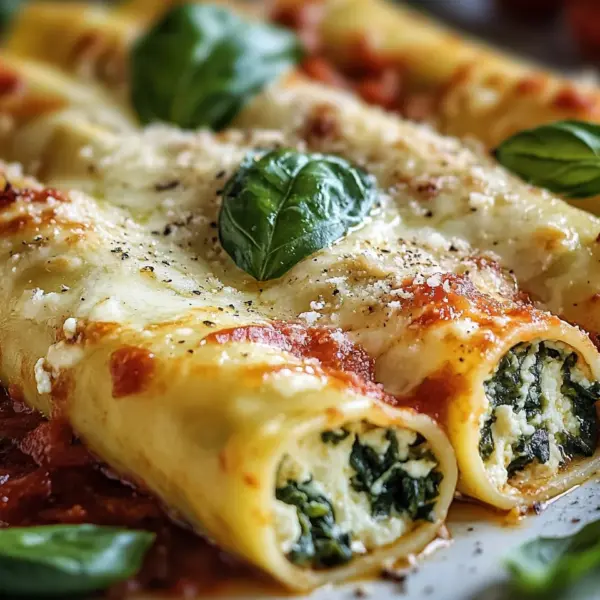 Spinat-Ricotta-Cannelloni