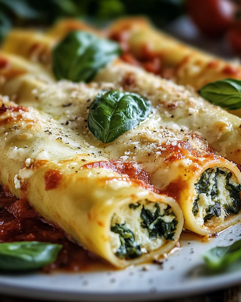 Spinat-Ricotta-Cannelloni