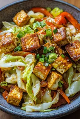 Tofu Kohlgemüse Pfanne