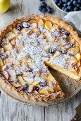 Würziger Bratapfel-Käsekuchen mit Zimtstreuseln