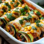 Zucchini Enchilada Roll-Ups