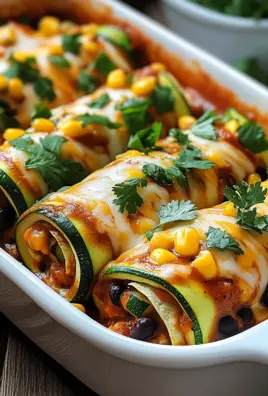 Zucchini Enchilada Roll-Ups