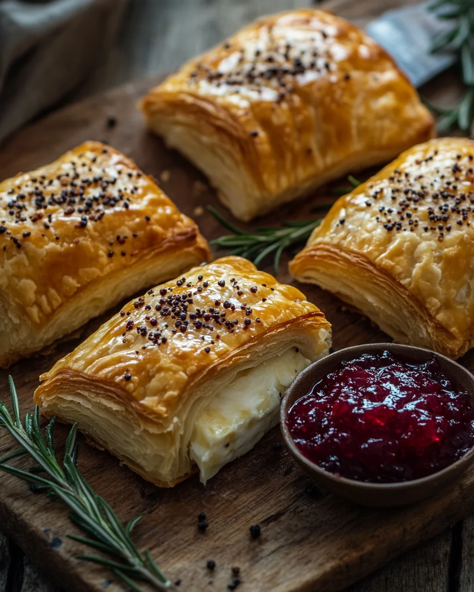 Blätterteig-Häppchen mit Camembert 19 Blätterteig-Häppchen