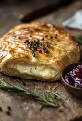Blätterteig-Häppchen mit Camembert