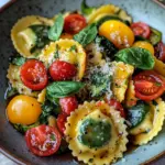 Bunte Ravioli-Gem&uuml;se-Pfanne