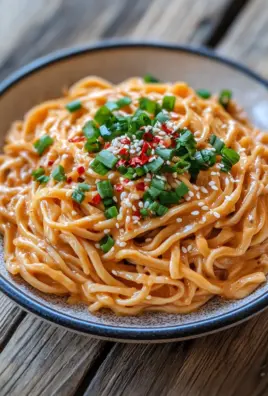 Chinesische Nudeln mit Erdnusssauce