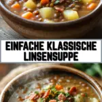 Einfache klassische Linsensuppe 27 Pinterest Hidden Image
