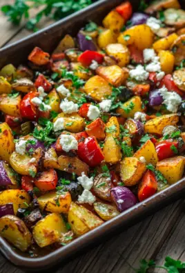 Feta Kartoffeln Ofengemüse