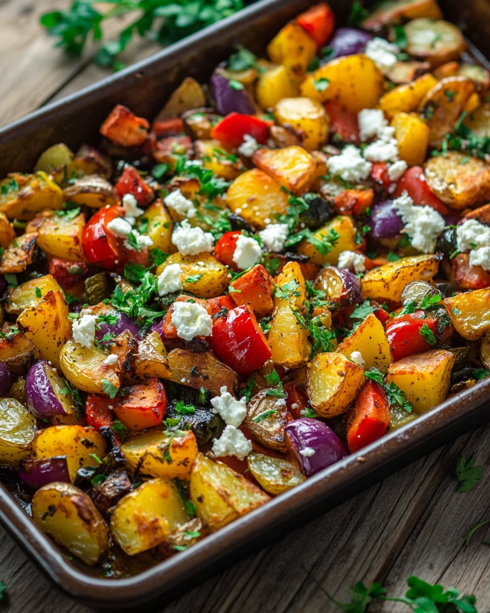 Feta Kartoffeln Ofengemüse