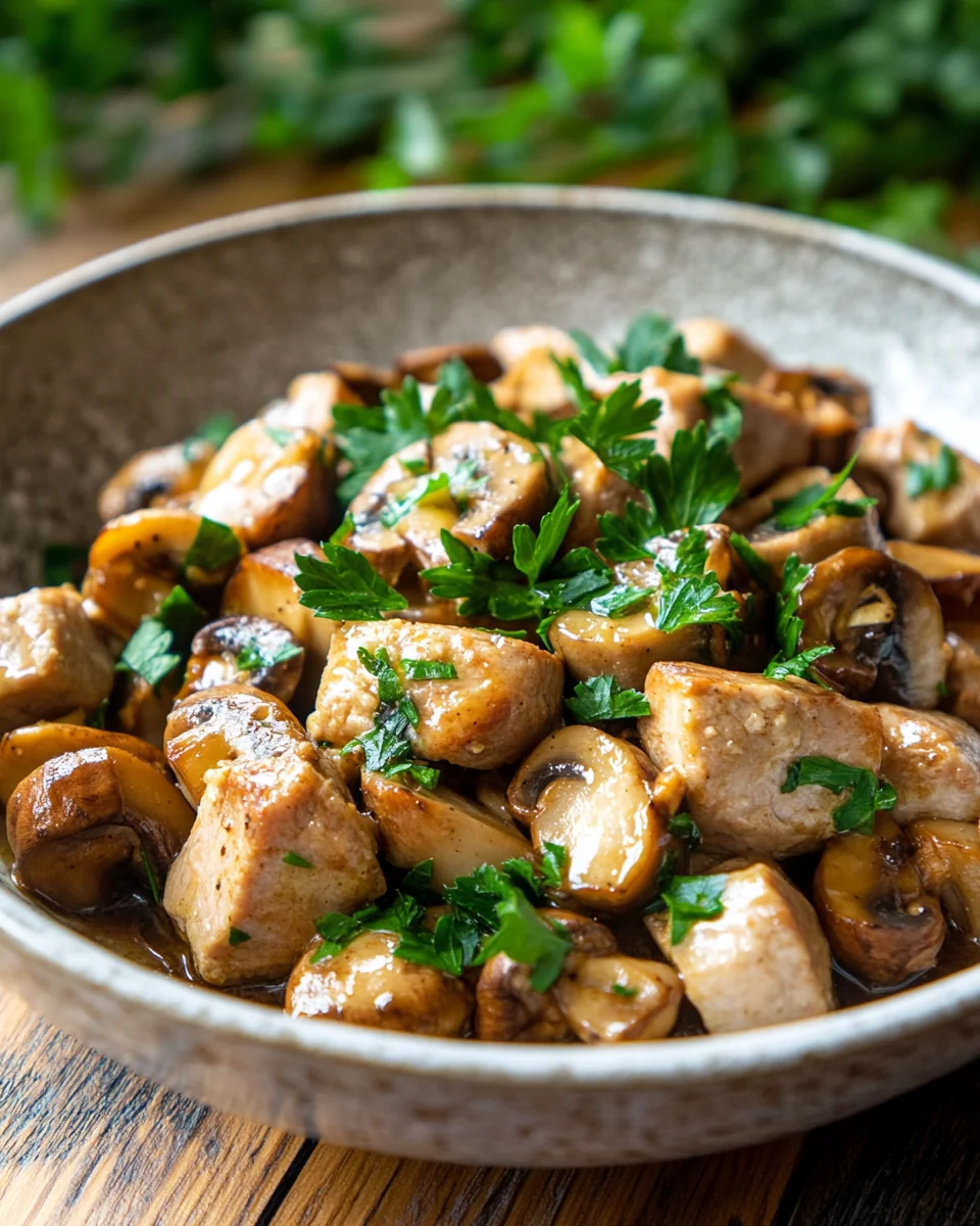 Filettopf mit Champignons 18 Filettopf mit Champignons