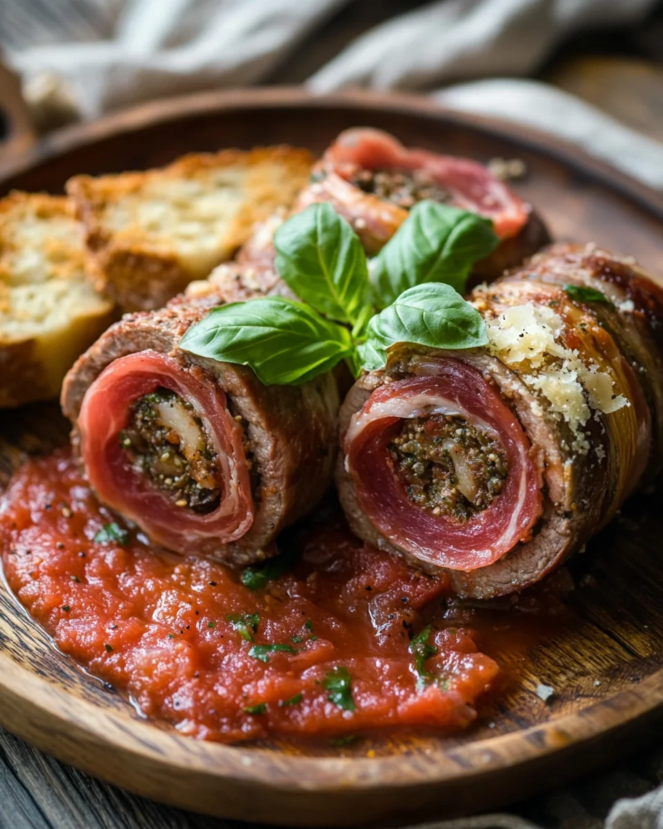 Fleischrouladen nach italienischer Art