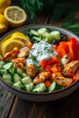Griechische Hähnchen-Tzatziki-Bowl 20 Griechische Hähnchen-Tzatziki-Bowl