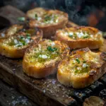 Grillbrot mit Oliven&ouml;l und Meersalz