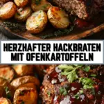 Herzhafter Hackbraten mit Ofenkartoffeln 2 Pinterest Hidden Image