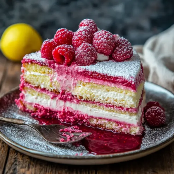 Himbeer-Frischkäse-Mascarpone-Torte