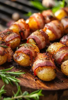 Kartoffeln im Speckmantel