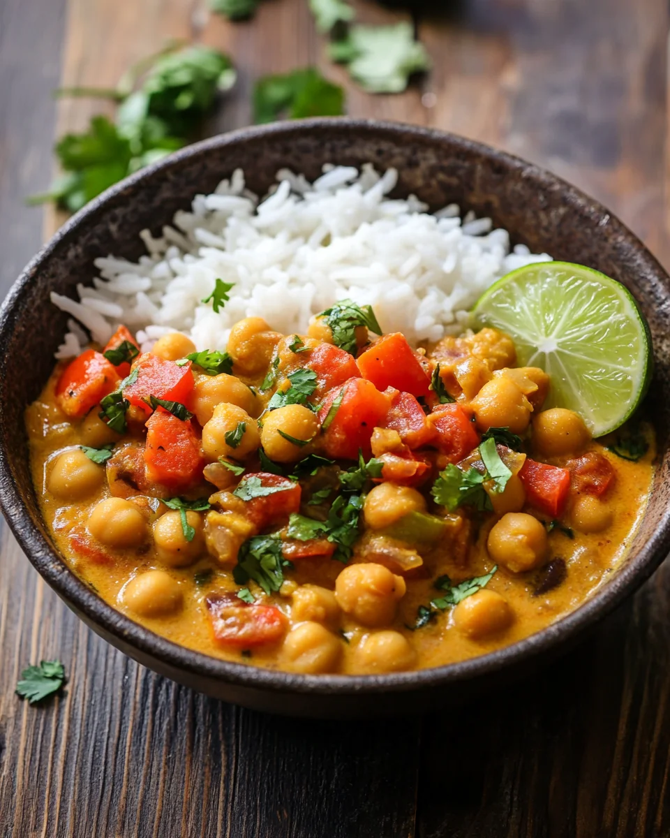 Kichererbsen-Curry mit Kokosmilch 26 Kichererbsen-Curry mit Kokosmilch