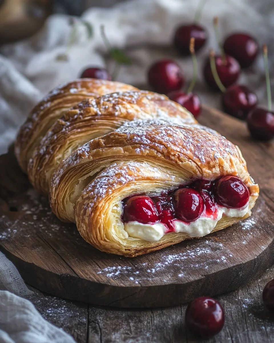 Kirsche Frischkäse Danish