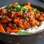 Koreanischer Reis H&auml;hnchen Bowl