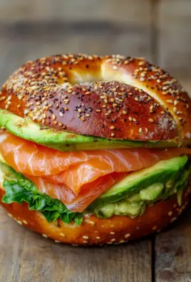 Lachs Avocado Laugenstange mit Topping 20 Lachs Avocado Laugenstange mit Topping