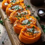 M&ouml;hrenrolle mit Frischk&auml;se