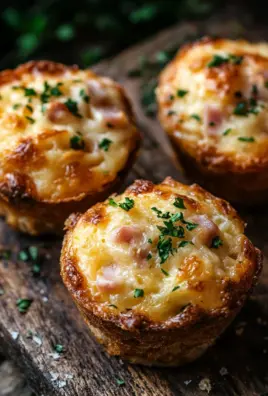 Muffins mit Putenschinken und Käse