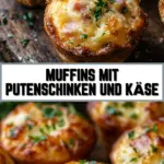 Muffins mit Putenschinken und Käse 19 Pinterest Hidden Image