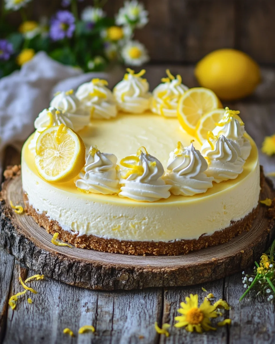 No-Bake Zitronen Käsekuchen Rezept