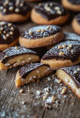 Nougat-Spitzbuben - Mürbe Plätzchen mit Nougat