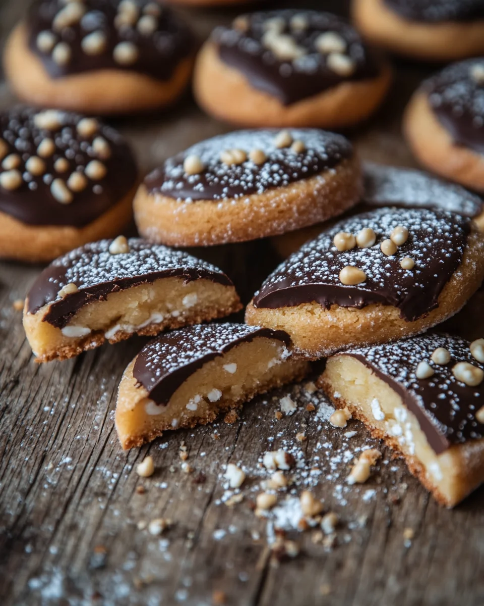 Homepage 11 Nougat-Spitzbuben - Mürbe Plätzchen mit Nougat