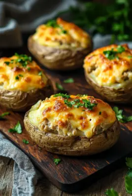 Ofenkartoffeln mit Thunfisch und Käse