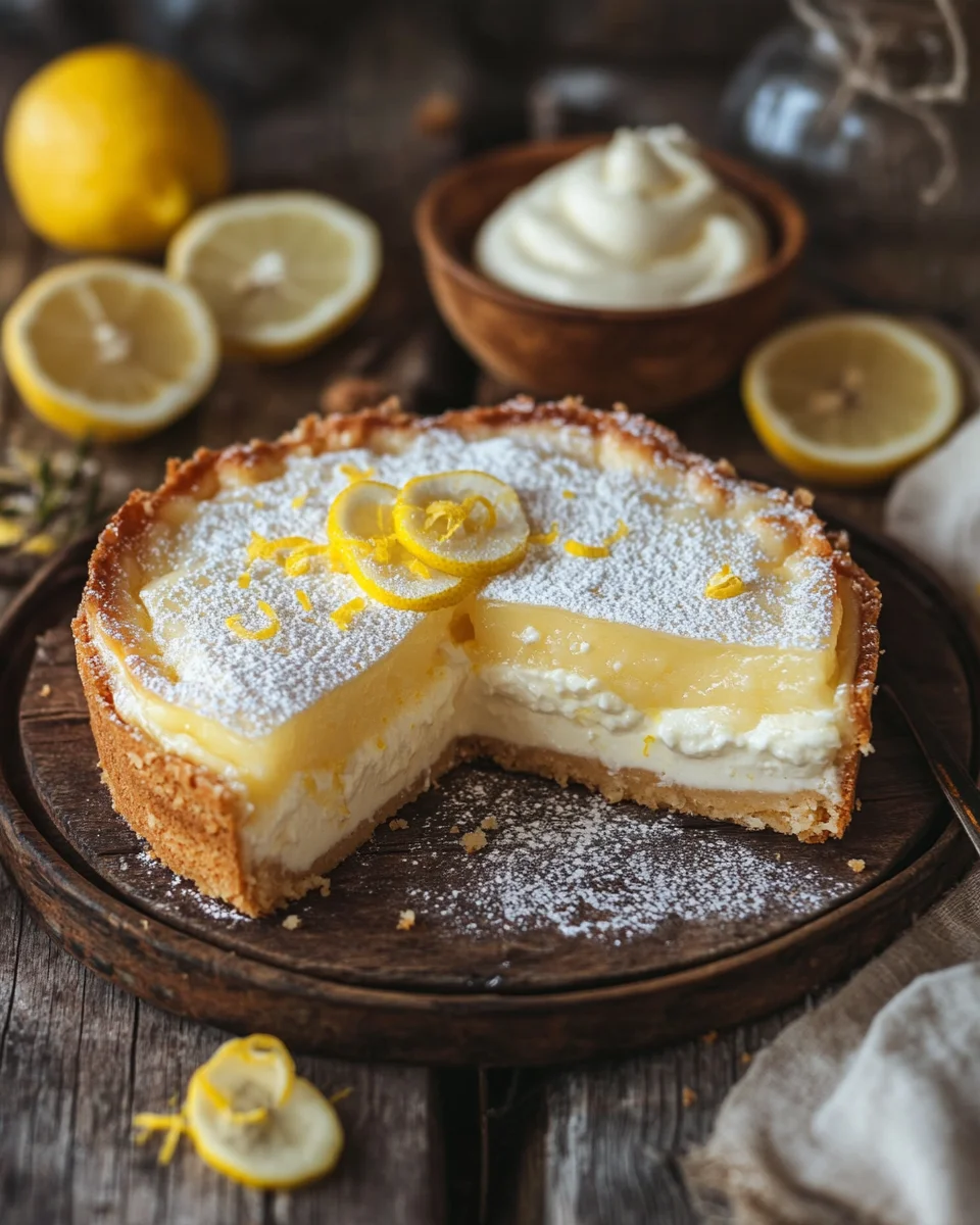 Quark-Schneekuchen mit Vanillepudding