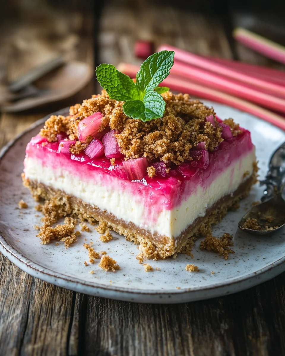 Rhabarber-Cheesecake