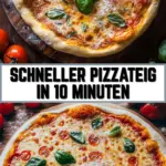 Schneller Pizzateig in 10 Minuten 18 Pinterest Hidden Image