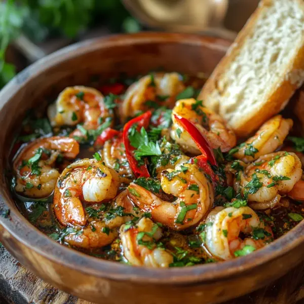 Spanische Knoblauch-Garnelen