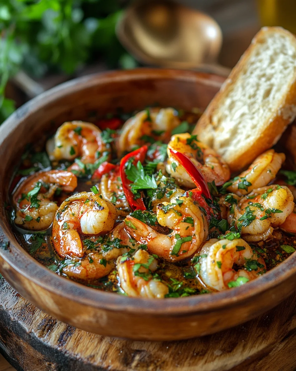 Spanische Knoblauch-Garnelen