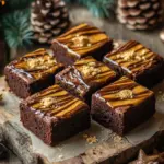 Spekulatius Brownies mit Lotus Biscoff Brotaufstrich