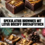Spekulatius Brownies mit Lotus Biscoff Brotaufstrich 21 Pinterest Hidden Image