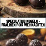 Spekulatius Kugeln - Pralinen für Weihnachten 18 Pinterest Hidden Image